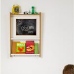 Étagère Murale Crane 3 Niveaux Bois Naturel et Blanc - Rangement Multifonction Enfant 0-6 ans - Rangement Chambre Enfant Cozy Kids | Mobilier Organisation Bois Naturel