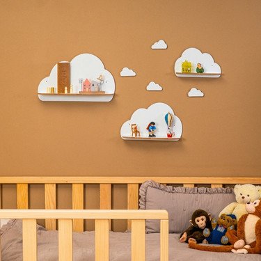 Étagères & Rangements 2 - Rangement Chambre Enfant Cozy Kids | Mobilier Organisation Bois Naturel
