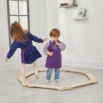 Poutre d'Équilibre Modulable en Bois Naturel – Set 6 Pièces Montessori pour Motricité 2-8 Ans - Poutre d'Équilibre Montessori Cozy Kids | Motricité et Développement 2-8 Ans