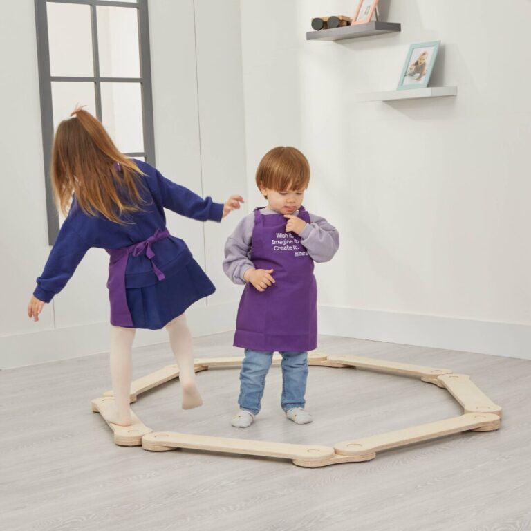 Poutre d'Équilibre Modulable en Bois Naturel – Set 6 Pièces Montessori pour Motricité 2-8 Ans - Poutre d'Équilibre Montessori Cozy Kids | Motricité et Développement 2-8 Ans