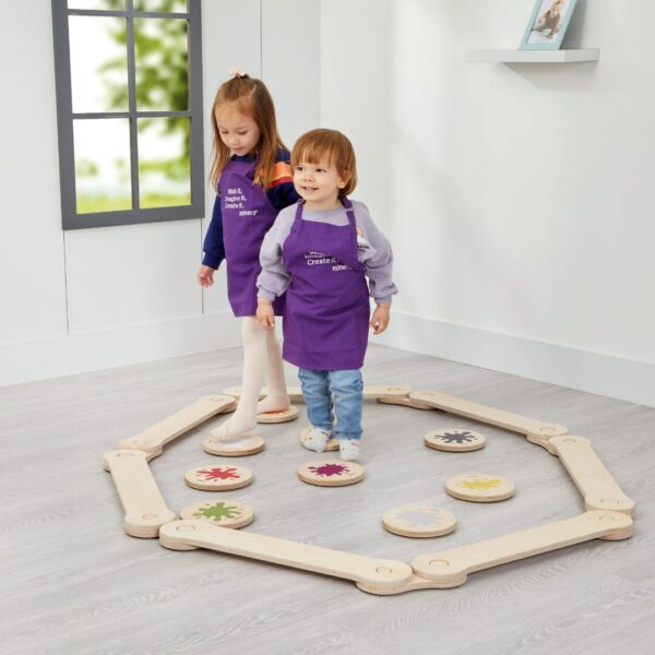 Poutre d'Équilibre Modulable en Bois Naturel – Set 6 Pièces Montessori pour Motricité 2-8 Ans - Poutre d'Équilibre Montessori Cozy Kids | Motricité et Développement 2-8 Ans