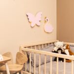Veilleuses Murales LED Cygne Princesse & Papillon en Bois Peint à la Main - Veilleuse LED Bébé Cozy Kids | Nuage ou Ours en Bois Naturel