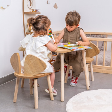 Table Et Chaise Enfant - Table et Chaise Enfant Montessori Cozy Kids | Mobilier Bois Naturel