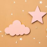 Veilleuse Étoile LED Murale Rose En Bois Naturel (4) - Veilleuse LED Bébé Cozy Kids | Nuage ou Ours en Bois Naturel
