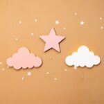 Veilleuse Étoile LED Murale Rose En Bois Naturel (5) - Veilleuse LED Bébé Cozy Kids | Nuage ou Ours en Bois Naturel