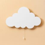 Veilleuse Murale LED Ours En Bois Peint à La Main (2) - Veilleuse LED Bébé Cozy Kids | Nuage ou Ours en Bois Naturel