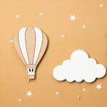 Veilleuse Murale LED Ours En Bois Peint à La Main (4) - Veilleuse LED Bébé Cozy Kids | Nuage ou Ours en Bois Naturel