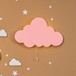 Veilleuse Nuage Personnalisée Murale LED avec Prénom | Lampe Murale Chambre Bébé et Enfant | Blanc, Gris, Beige, Bleu, Vert, Rose, Lilas