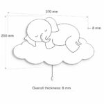 Nuage avec dimensions indiquées