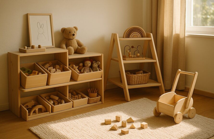 rangement jouets Montessori