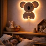 Veilleuse Koala LED Bois | Chambre Bébé Enfant Naturelle