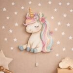Veilleuse Murale LED Licorne Assise