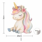 Veilleuse Murale LED Licorne Assise