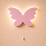 Veilleuse Murale Papillon Bois LED Silhouette | Chambre Fille