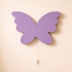 Veilleuse Murale Papillon Bois LED Silhouette | Chambre Fille