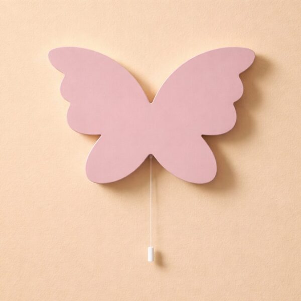 Veilleuse Murale Papillon Bois LED Silhouette | Chambre Fille