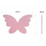 Veilleuse Murale Papillon Bois LED Silhouette | Chambre Fille
