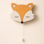 Veilleuse Murale Renard LED Bois Chambre Bébé Enfant