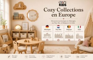 Cozy Collections Europe boutiques officielles pour chambre enfant en bois naturel